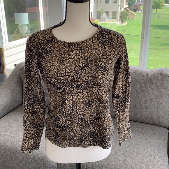 Jones New York Tops - Jones New York Women’s Signatures Animal Print T-Shirt Size Small